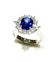 Ringe Sommer Gioielli Dame CLASSICI in Weißgold Zaffiro 5L4400P